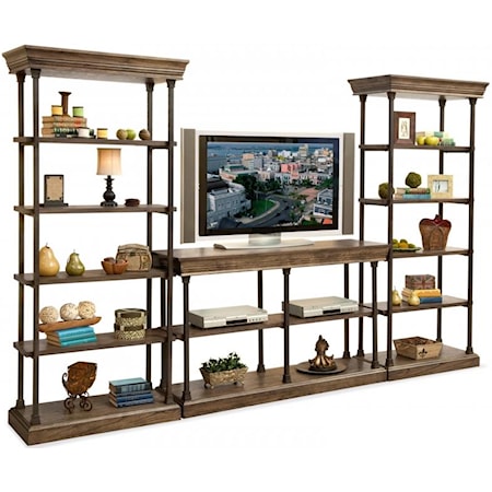 Sonoma TV Console and Display Piers