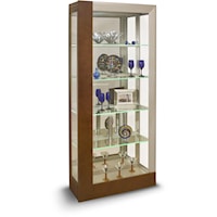 Centaurus Accent Cabinet with LED Touch Lighted Shelves