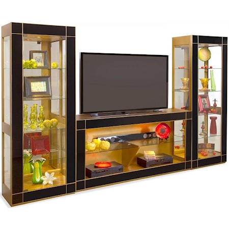 Altair II Bunching Entertainment Wall Unit