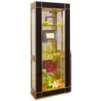 Altair II Bunching Pier Cabinet in Antique Gold Finish