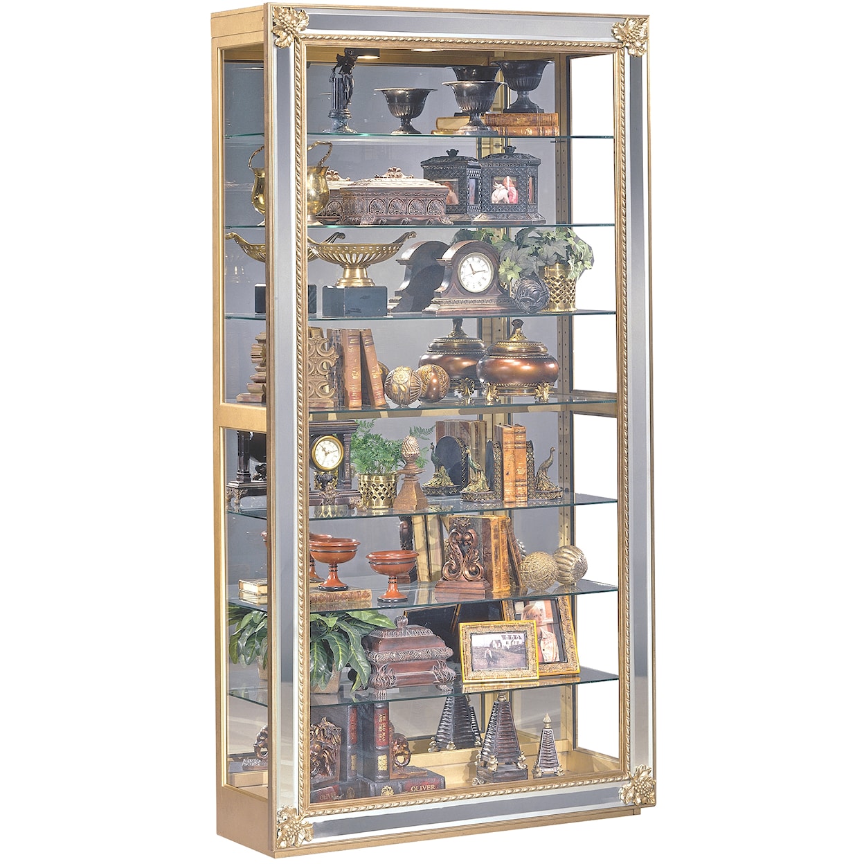 Philip Reinisch Museum Reflection Sliding Door Curio Cabinet