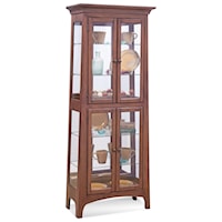 Lancaster III Curio Cabinet with Dome Lighting