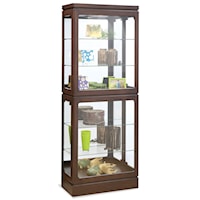 Breckenridge I Curio Cabinet in Espresso Finish