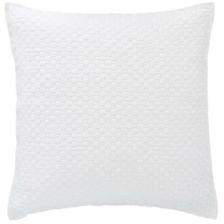 Lodi White Matelasse Euro Sham