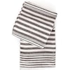 Pine Cone Hill Rugby Rugby Stripe Charcoal Throw