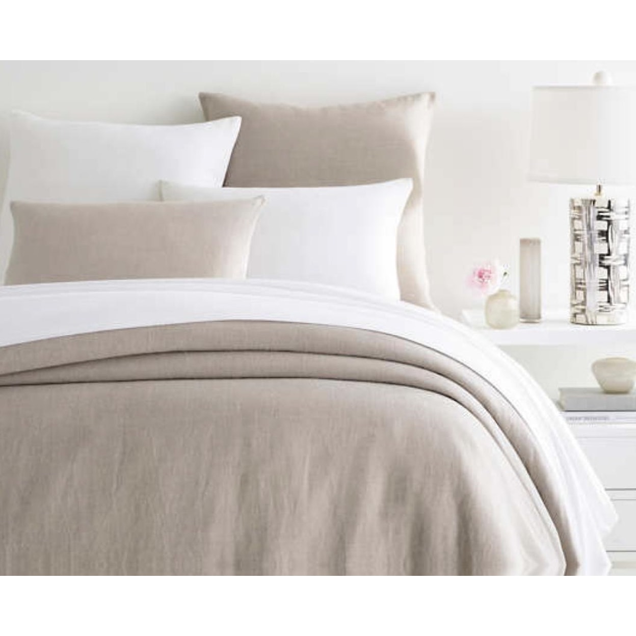 Pine Cone Hill Stone Wash Stone Washed Linen - Queen Duvet