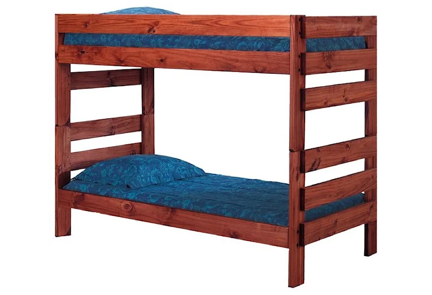 4000 Twin Over Twin Stackable Bunk Bed by Pine Crafter at VanDrie Home Furnishings