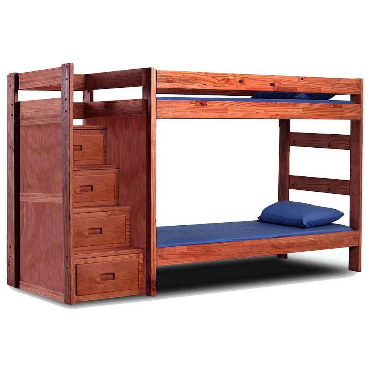 Pine Crafter 4000 Twin Staircase Bunk Bed