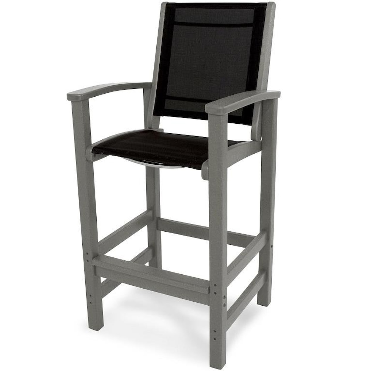 POLYWOOD Coastal Collection Bar Chair