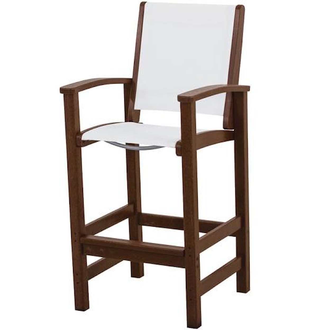 POLYWOOD Coastal Collection Bar Chair