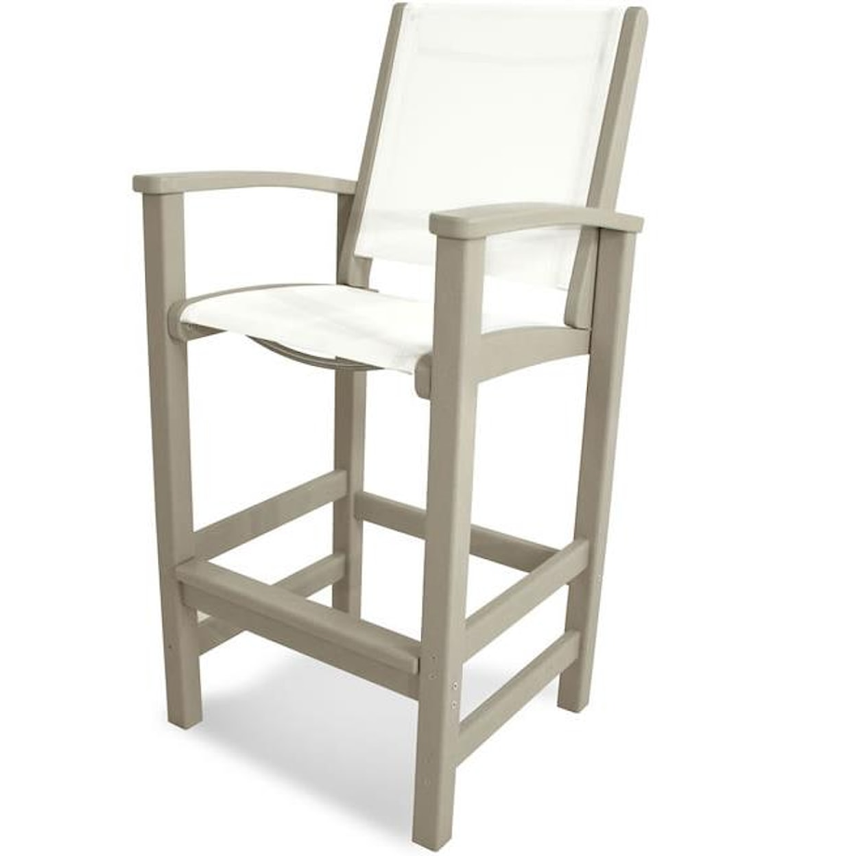 POLYWOOD Coastal Collection Bar Chair