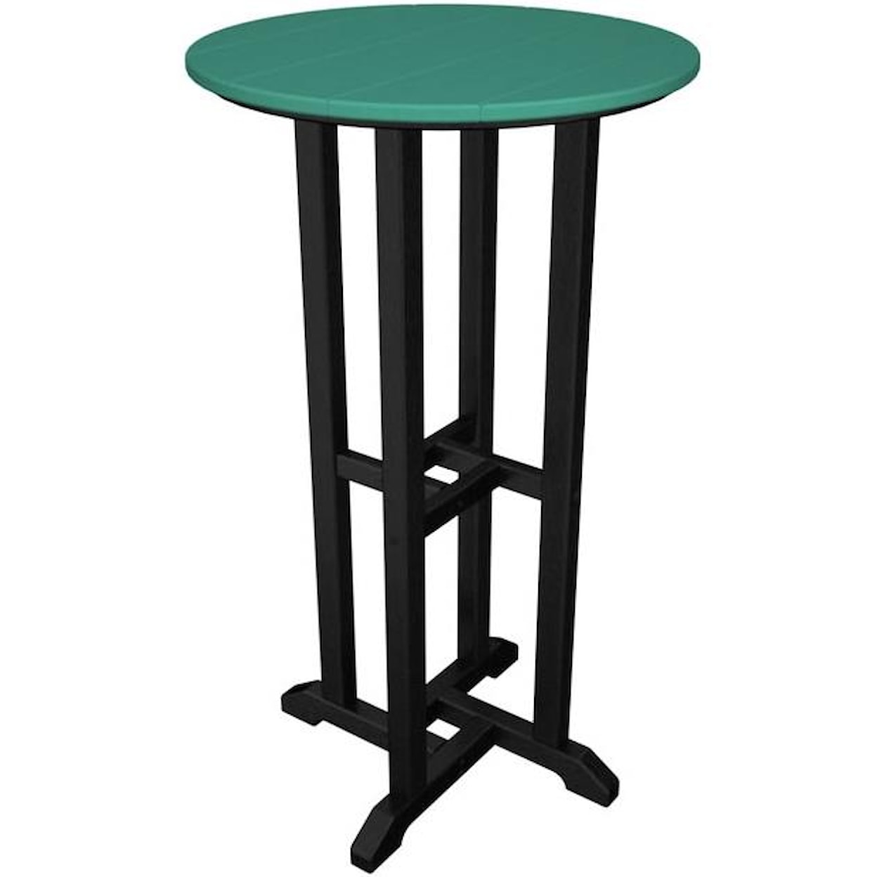 POLYWOOD Contempo Collection 24" Round Bar Table