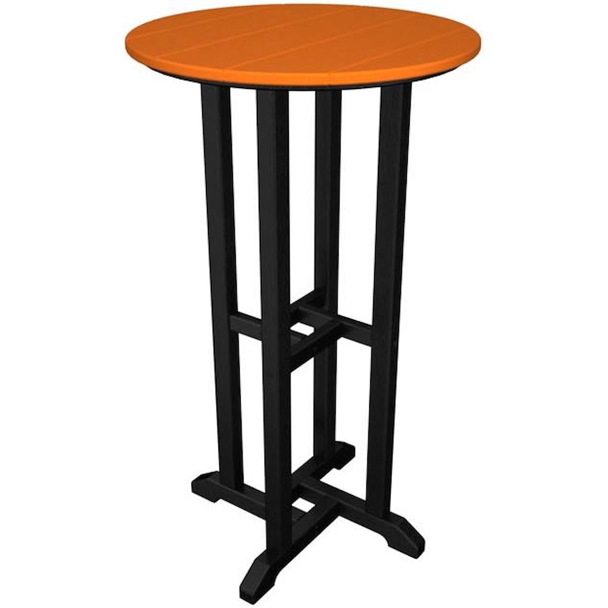 POLYWOOD Contempo Collection 24" Round Bar Table