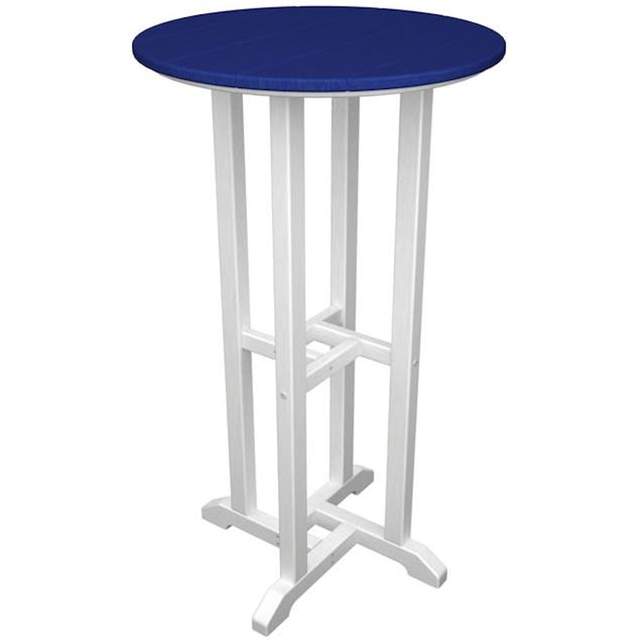 Polywood Contempo Collection 24" Round Bar Table