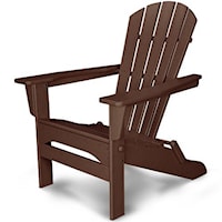 Folding Adirondack Chair with Slat Design