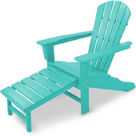 Adirondack Lounge Chair w/ Hideaway Ottoman