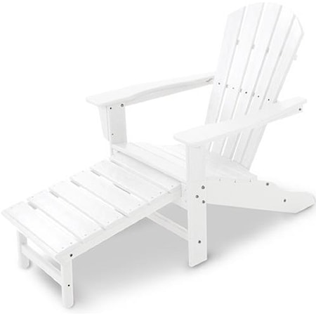 Adirondack Lounge Chair w/ Hideaway Ottoman