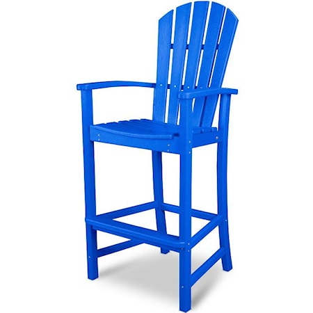 Bar Chair with Slat Design