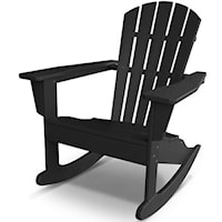 Adirondack Rocker with Slat Details