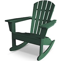 Adirondack Rocker with Slat Details