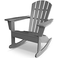 Adirondack Rocker with Slat Details