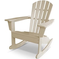 Adirondack Rocker with Slat Details