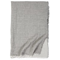 Hermosa Oversized Throw - Light Grey/Cream