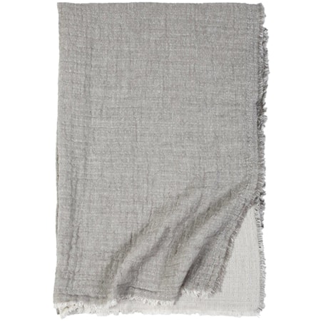 Hermosa Oversized Throw - Light Grey/Cream