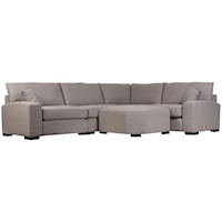 Casual 4 Piece L-Shaped Sectional