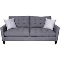 Contemporary Sofa with Button Tufting