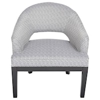 Contemporary Chair with Back Cut-Out