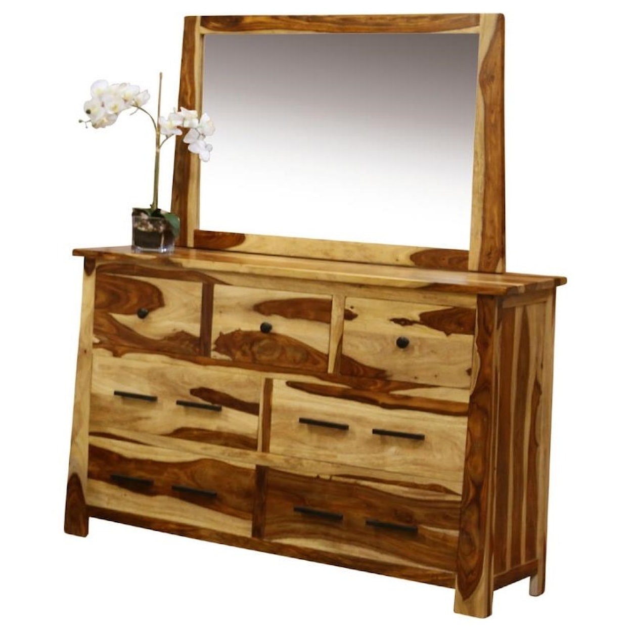 Porter Designs Kalispell Dresser and Mirror