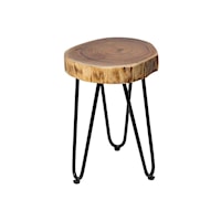 Log Bar Stool