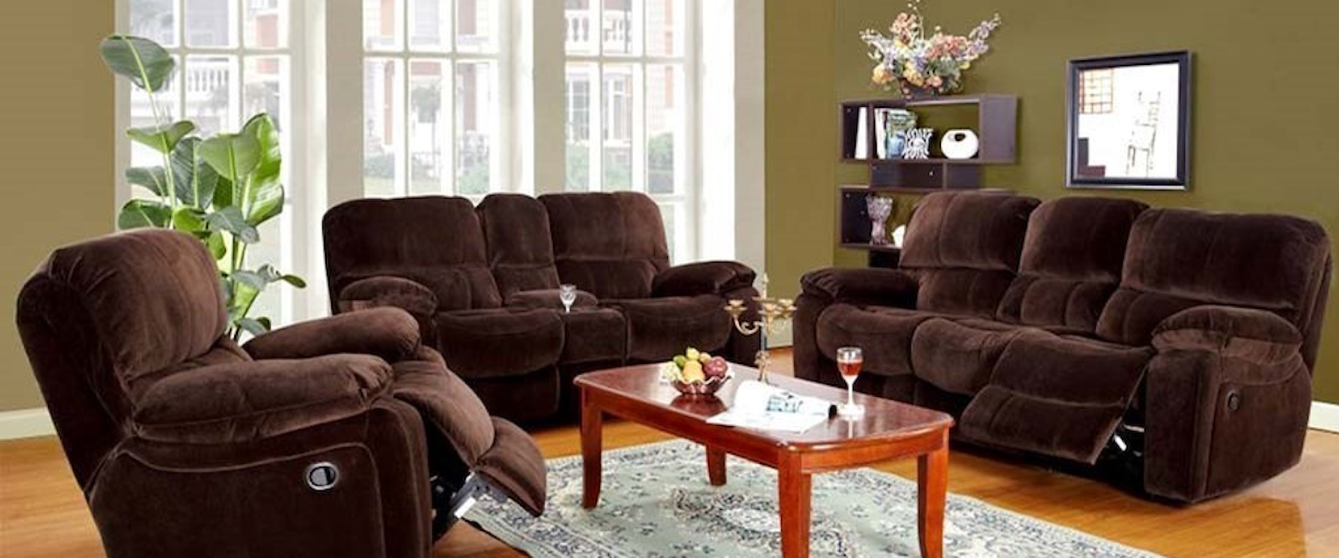 Power Reclining Living Room Group