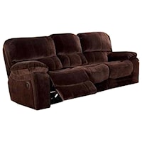 Casual Dual Reclining Sofa with Pillowtop Arms