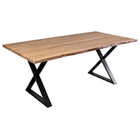 Dining Table with X Base