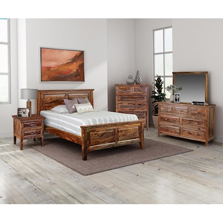 Queen Panel Bed