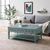 Powell 19A8213 TEAL TEAL COCKTAIL TABLE