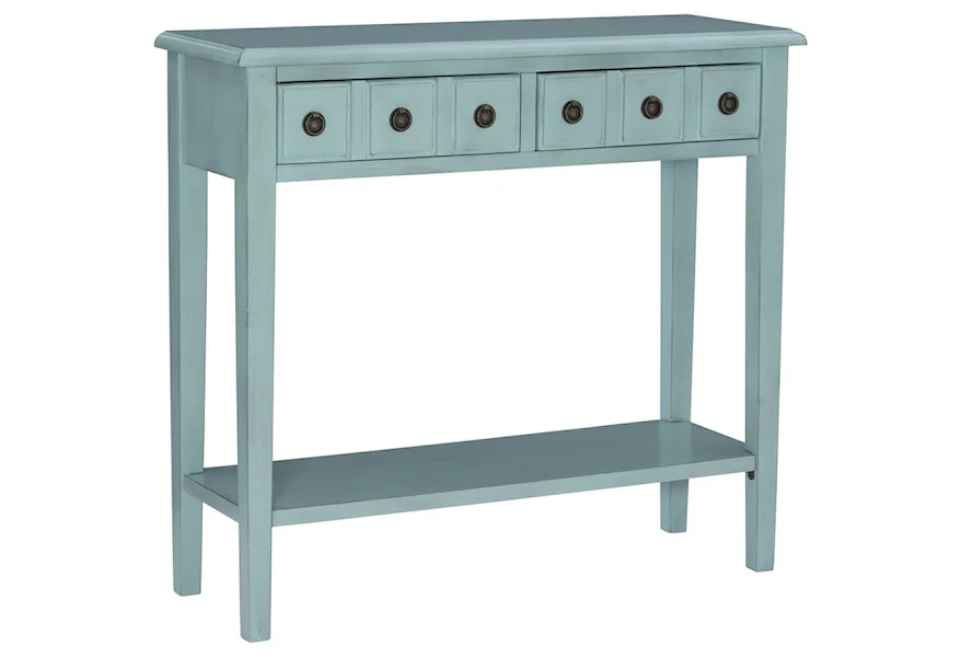 19A8213 TEAL 38 INCH TEAL CONSOLE by Powell at Furniture Fair - North Carolina