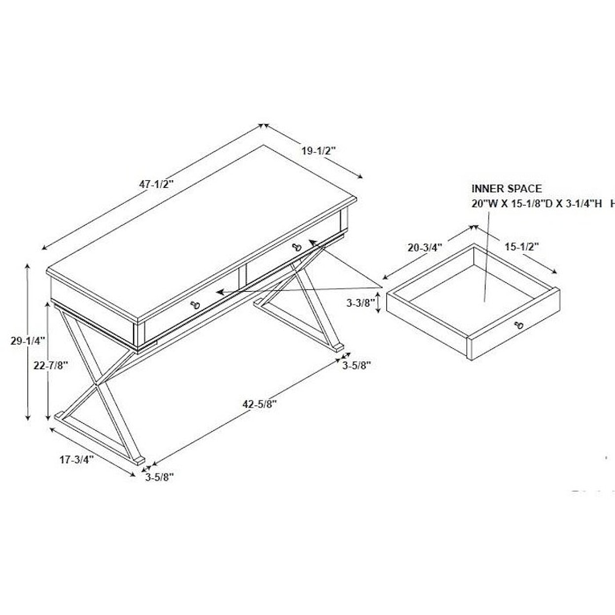 Powell Emma Desk