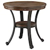 Powell Franklin Round End Table