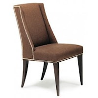 Contemporary Side Chair with Nailhead Trim