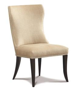 Contemporary Side Chair with Nailhead Trim