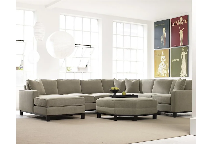Urban Planning 4 Piece Sectional by Precedent at Baer's Furniture