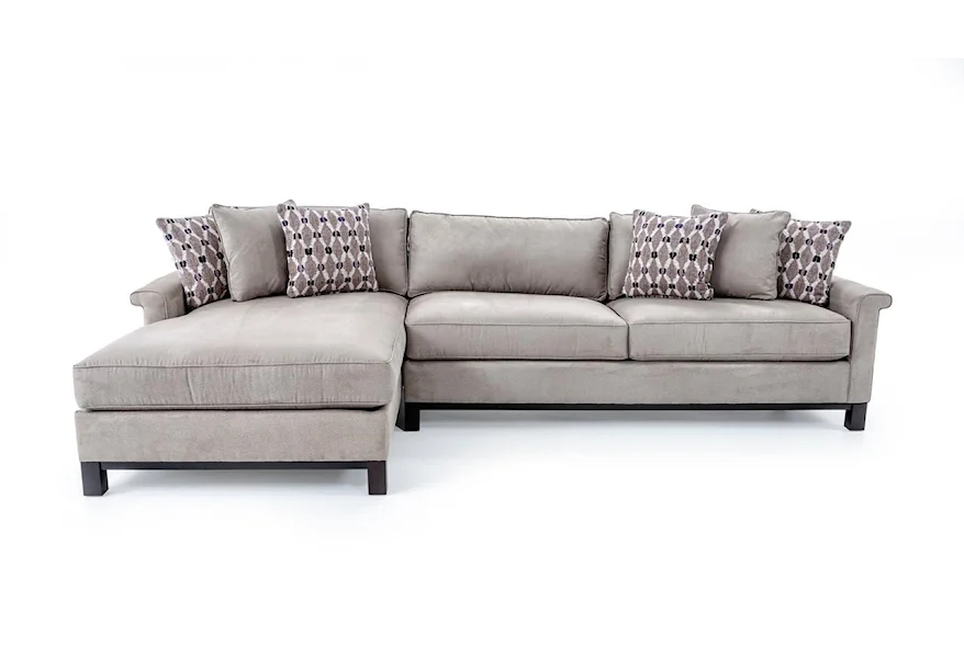 Urban Planning Customizable 2 Pc Sectional Sofa by Precedent at Baer's Furniture