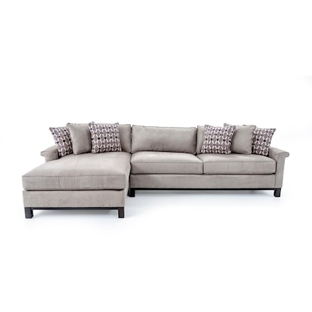 Customizable 2 Pc Sectional Sofa