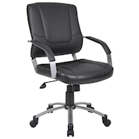 Black Executive LeatherPlus Chair