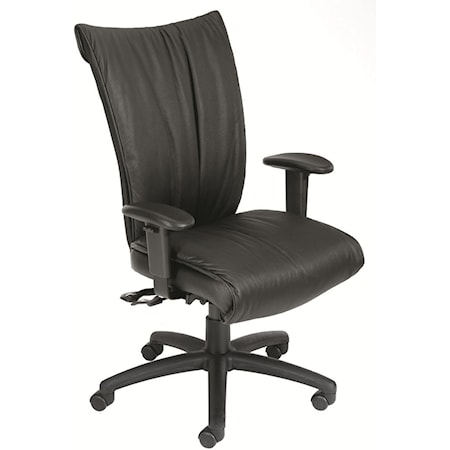 Executive Chair with Adjustable Height Armrests