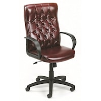 Traditional Buton-Tufted Executive Chair