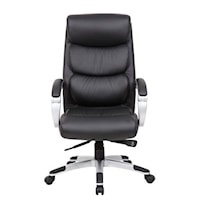 Executive Desk Chair with Hinged Arms